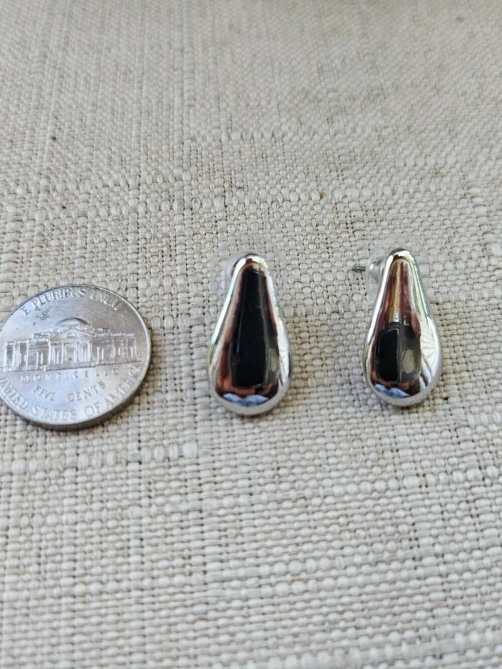 Vince Camuto Women Earrings Silver Tone Drop Shape Fashion Jewelry NWD - Picture 12 of 12